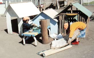２．園庭・保育室遊びの環境探訪　画像