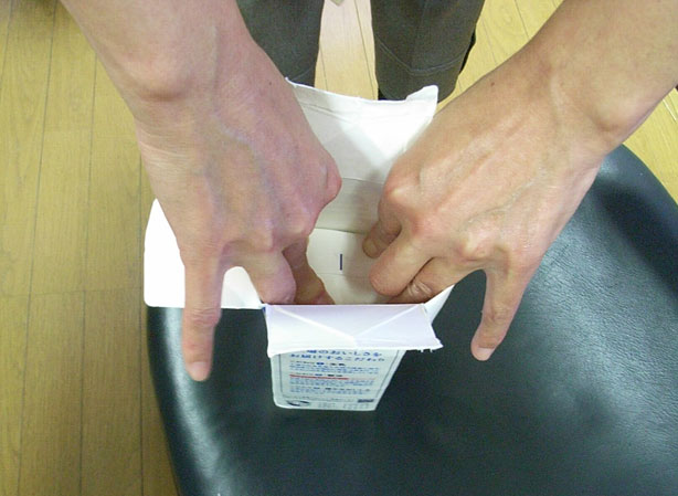 牛乳パック遊具　写真7
