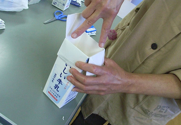 牛乳パック遊具　写真8